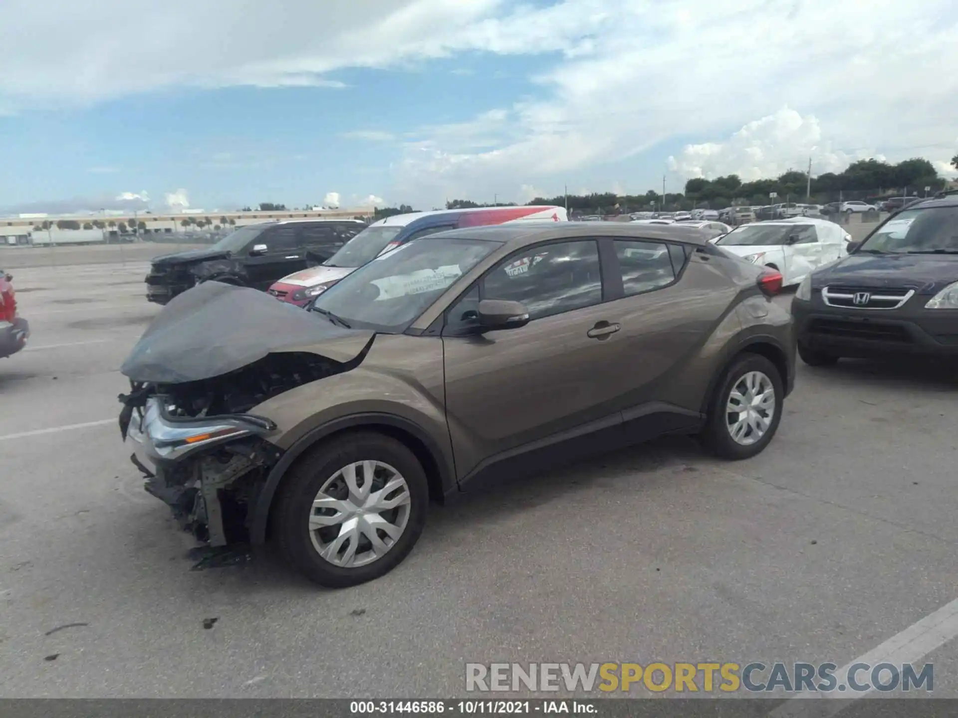 2 Photograph of a damaged car NMTKHMBX3MR131296 TOYOTA C-HR 2021