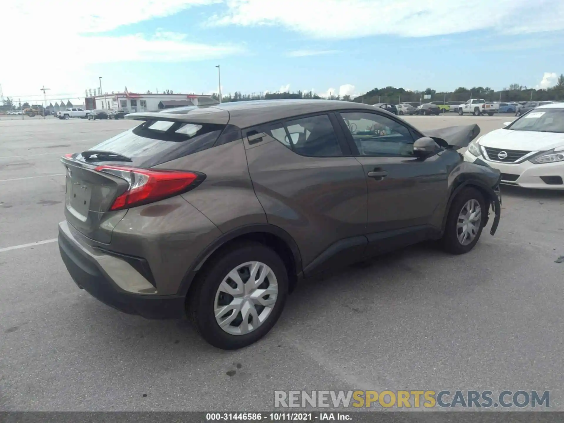 4 Photograph of a damaged car NMTKHMBX3MR131296 TOYOTA C-HR 2021