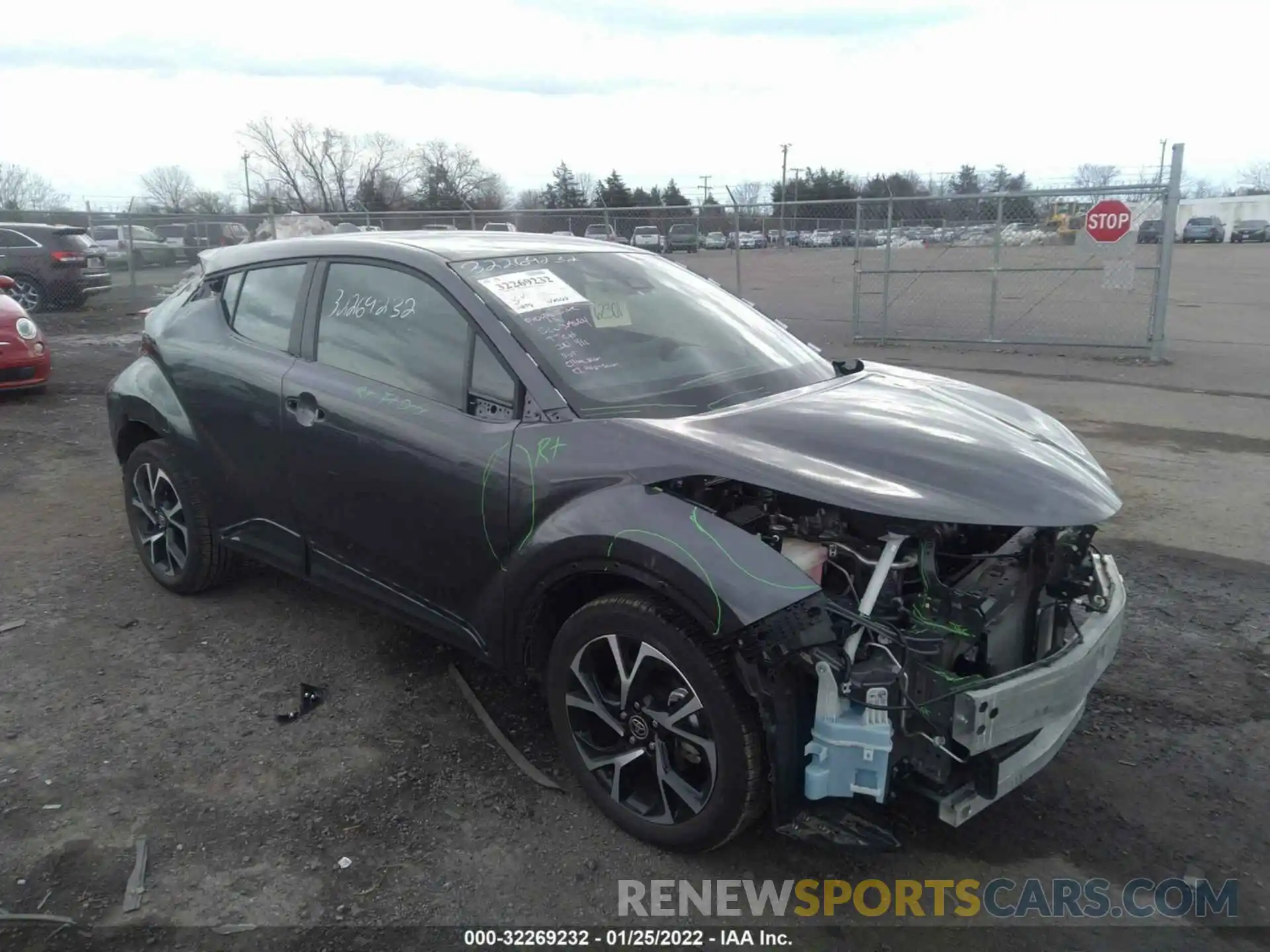 1 Photograph of a damaged car NMTKHMBX4MR121005 TOYOTA C-HR 2021