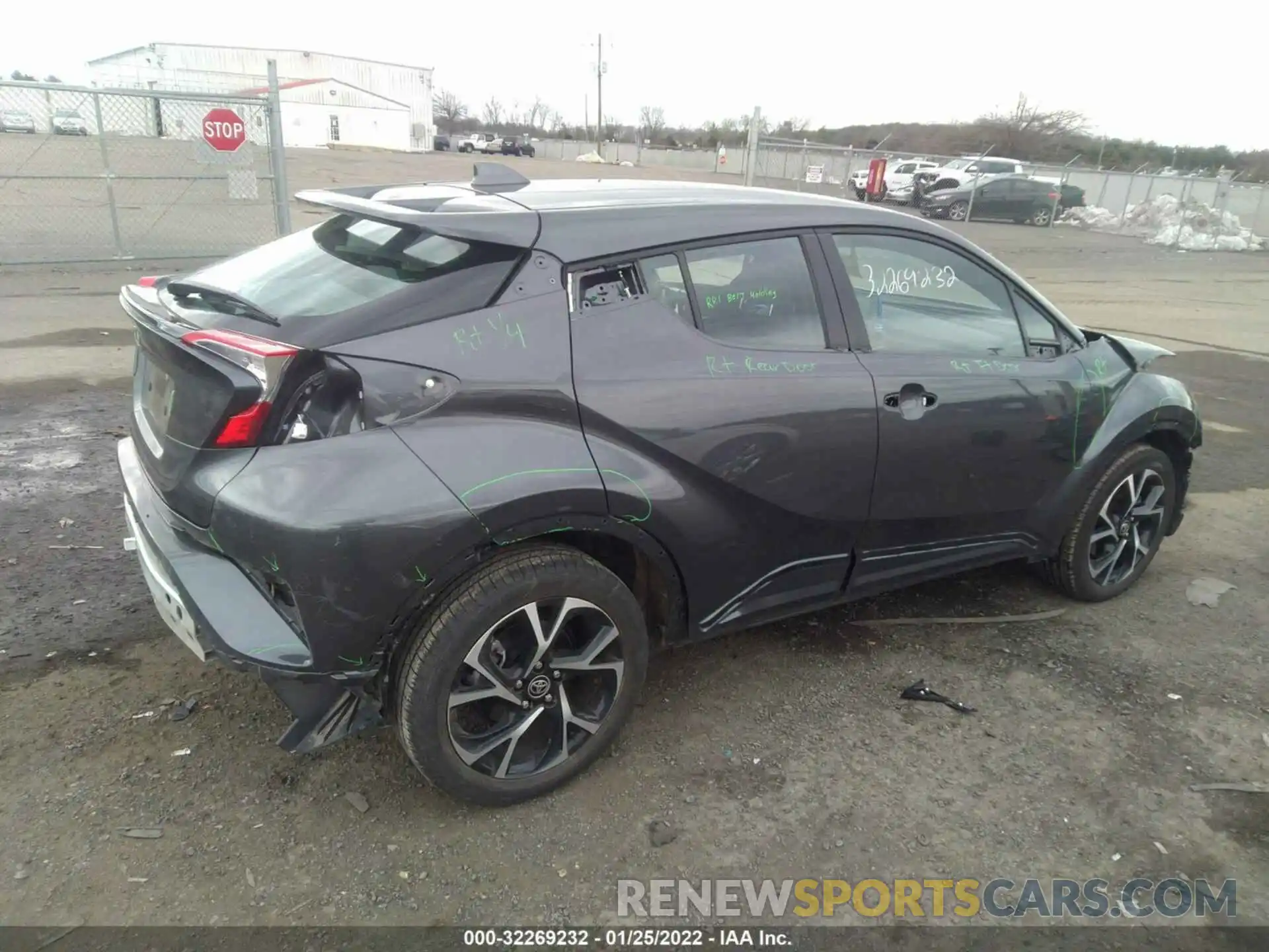 4 Photograph of a damaged car NMTKHMBX4MR121005 TOYOTA C-HR 2021