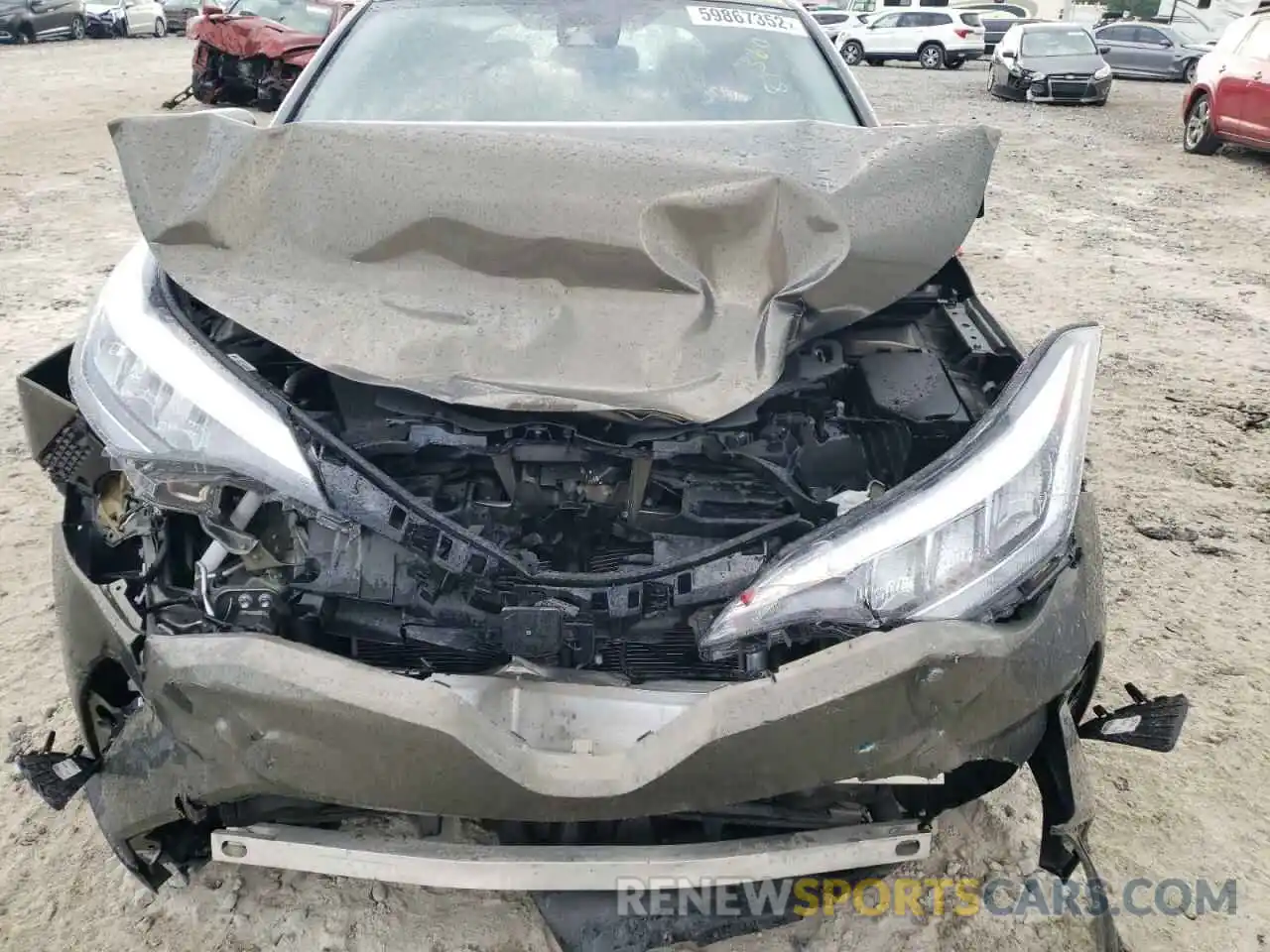 7 Photograph of a damaged car NMTKHMBX4MR123241 TOYOTA C-HR 2021