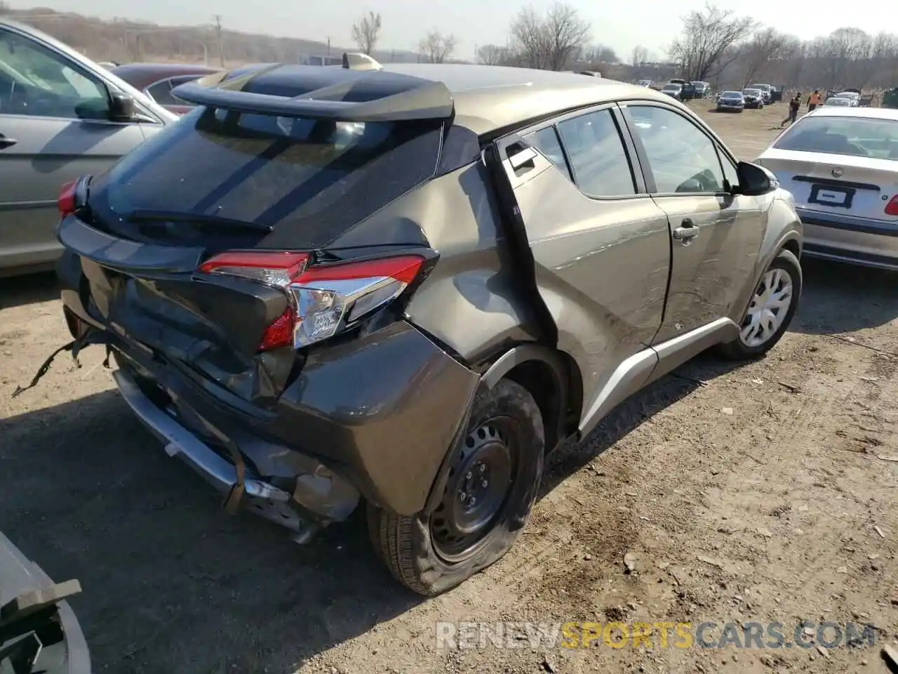 4 Photograph of a damaged car NMTKHMBX4MR123434 TOYOTA C-HR 2021