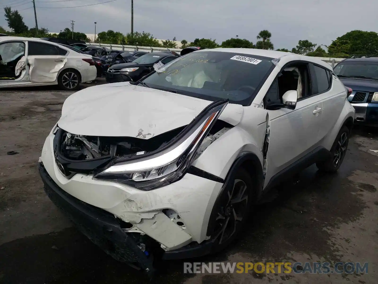 2 Photograph of a damaged car NMTKHMBX4MR124728 TOYOTA C-HR 2021