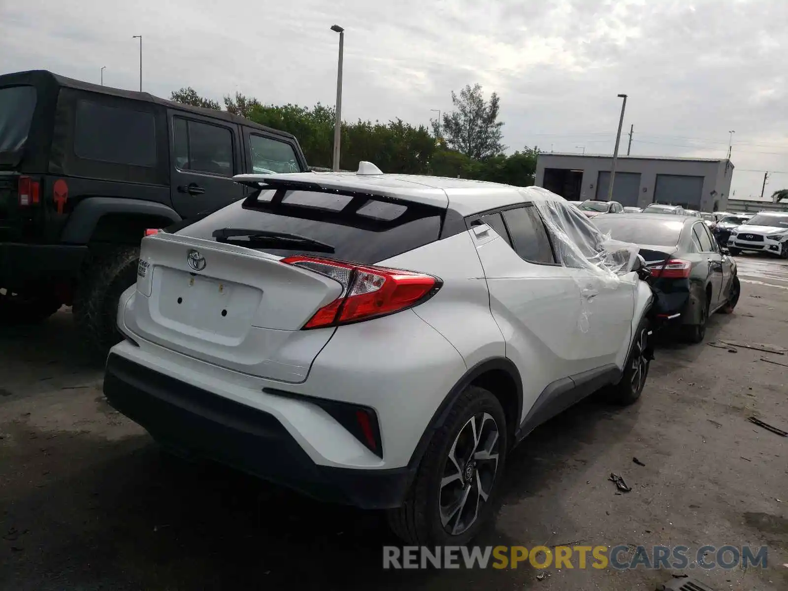 4 Photograph of a damaged car NMTKHMBX4MR124728 TOYOTA C-HR 2021