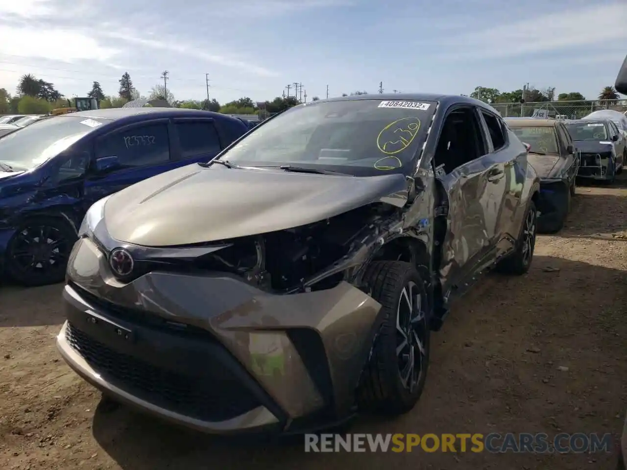 2 Photograph of a damaged car NMTKHMBX4MR133672 TOYOTA C-HR 2021