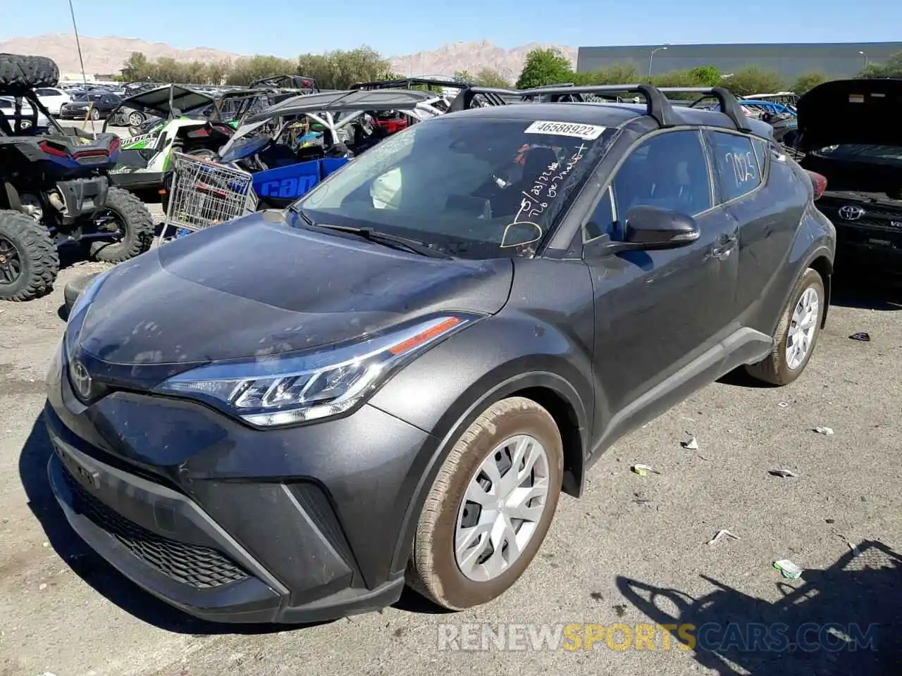 2 Photograph of a damaged car NMTKHMBX4MR135518 TOYOTA C-HR 2021