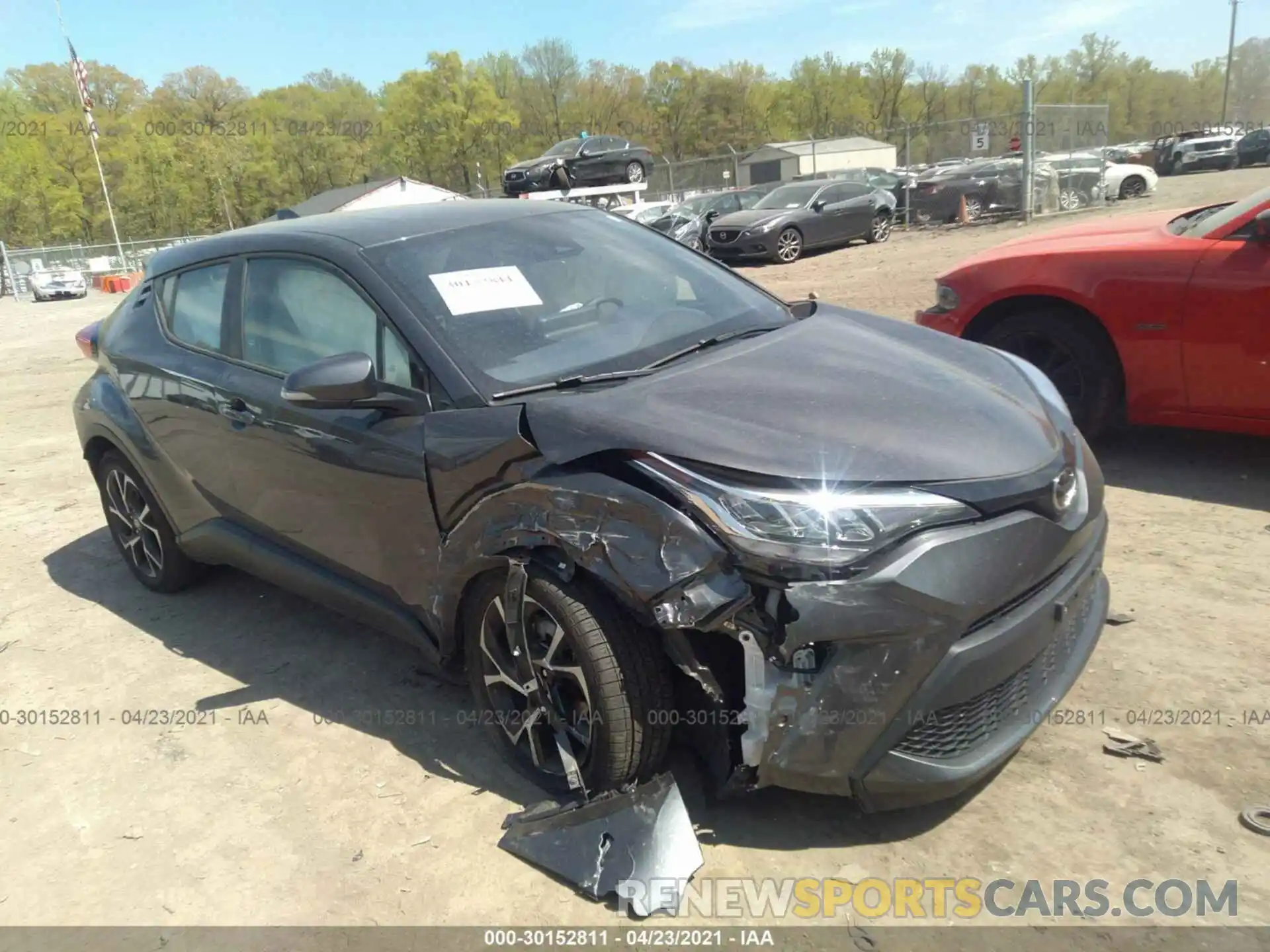 1 Photograph of a damaged car NMTKHMBX5MR120994 TOYOTA C-HR 2021