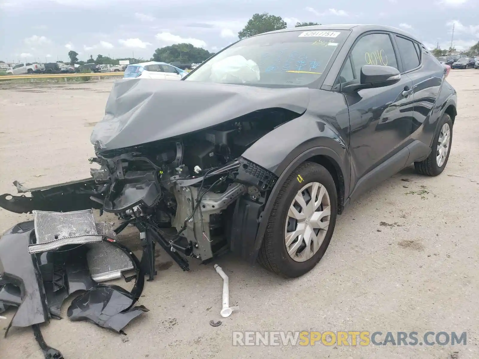 2 Photograph of a damaged car NMTKHMBX5MR124527 TOYOTA C-HR 2021