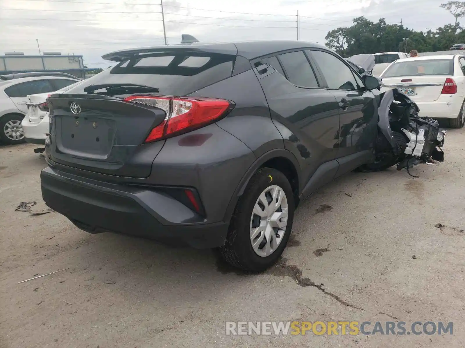 4 Photograph of a damaged car NMTKHMBX5MR124527 TOYOTA C-HR 2021