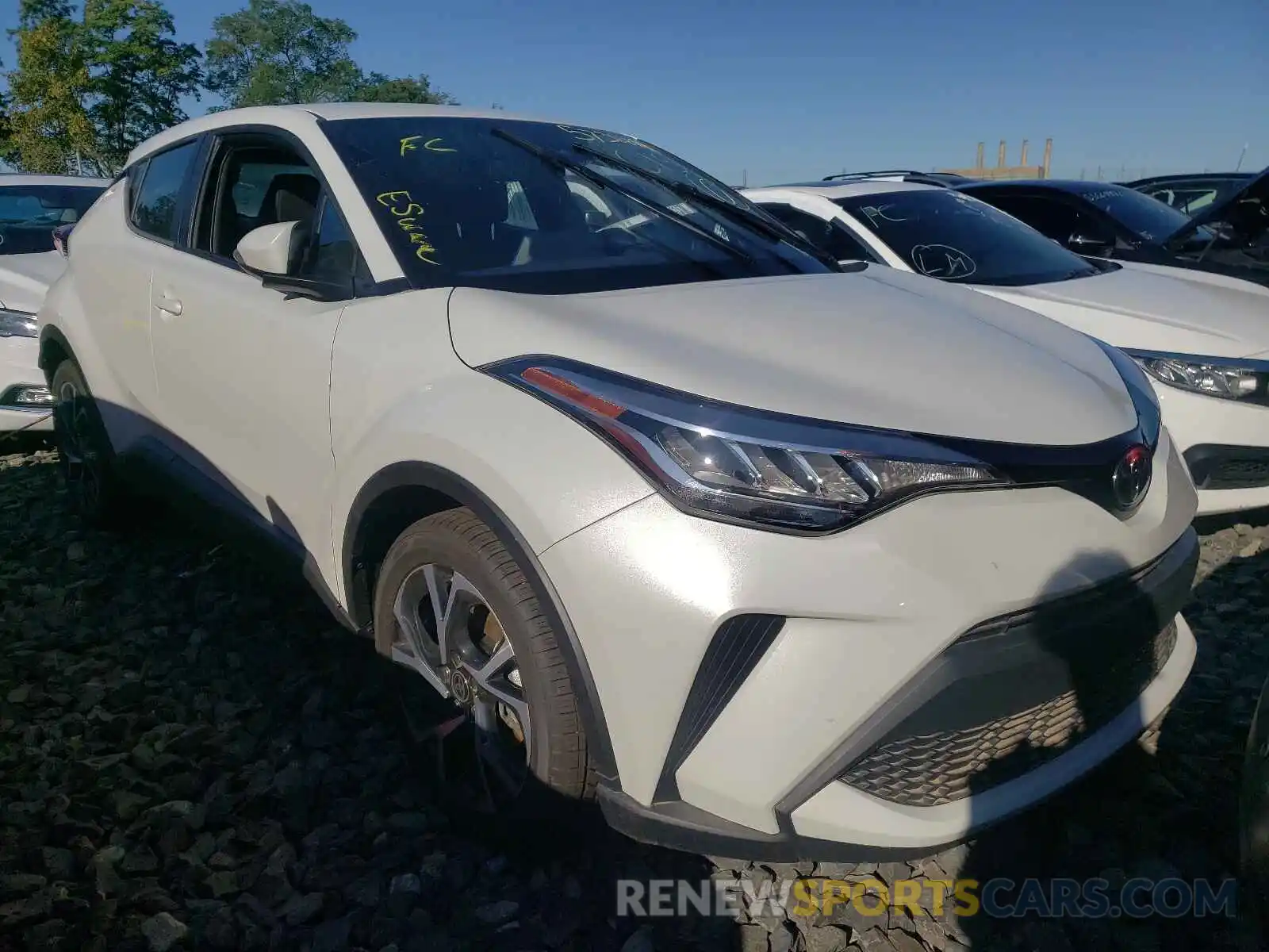 1 Photograph of a damaged car NMTKHMBX5MR124656 TOYOTA C-HR 2021