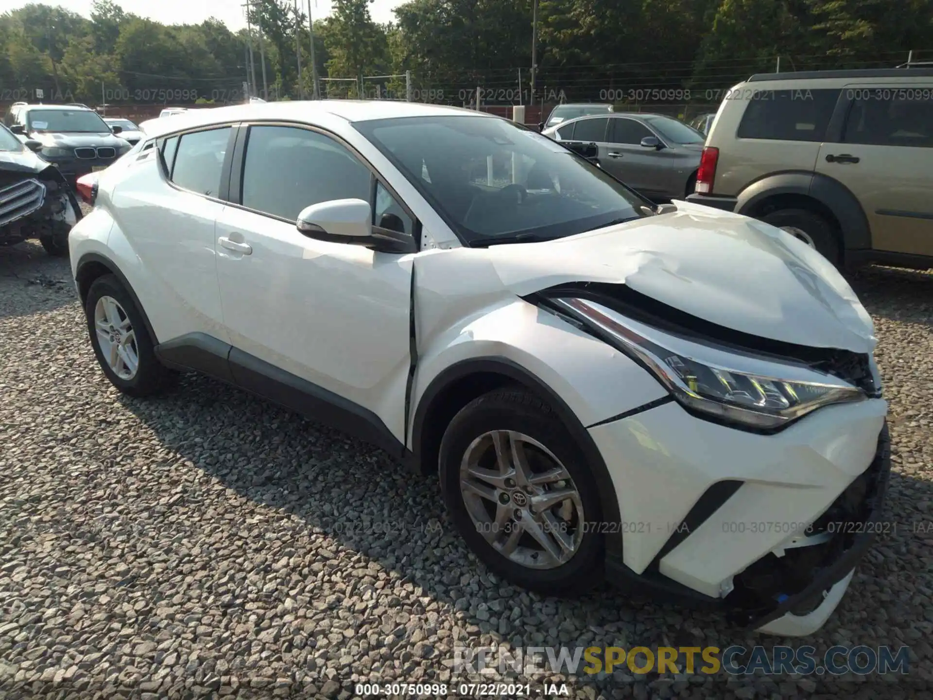 1 Photograph of a damaged car NMTKHMBX5MR127881 TOYOTA C-HR 2021