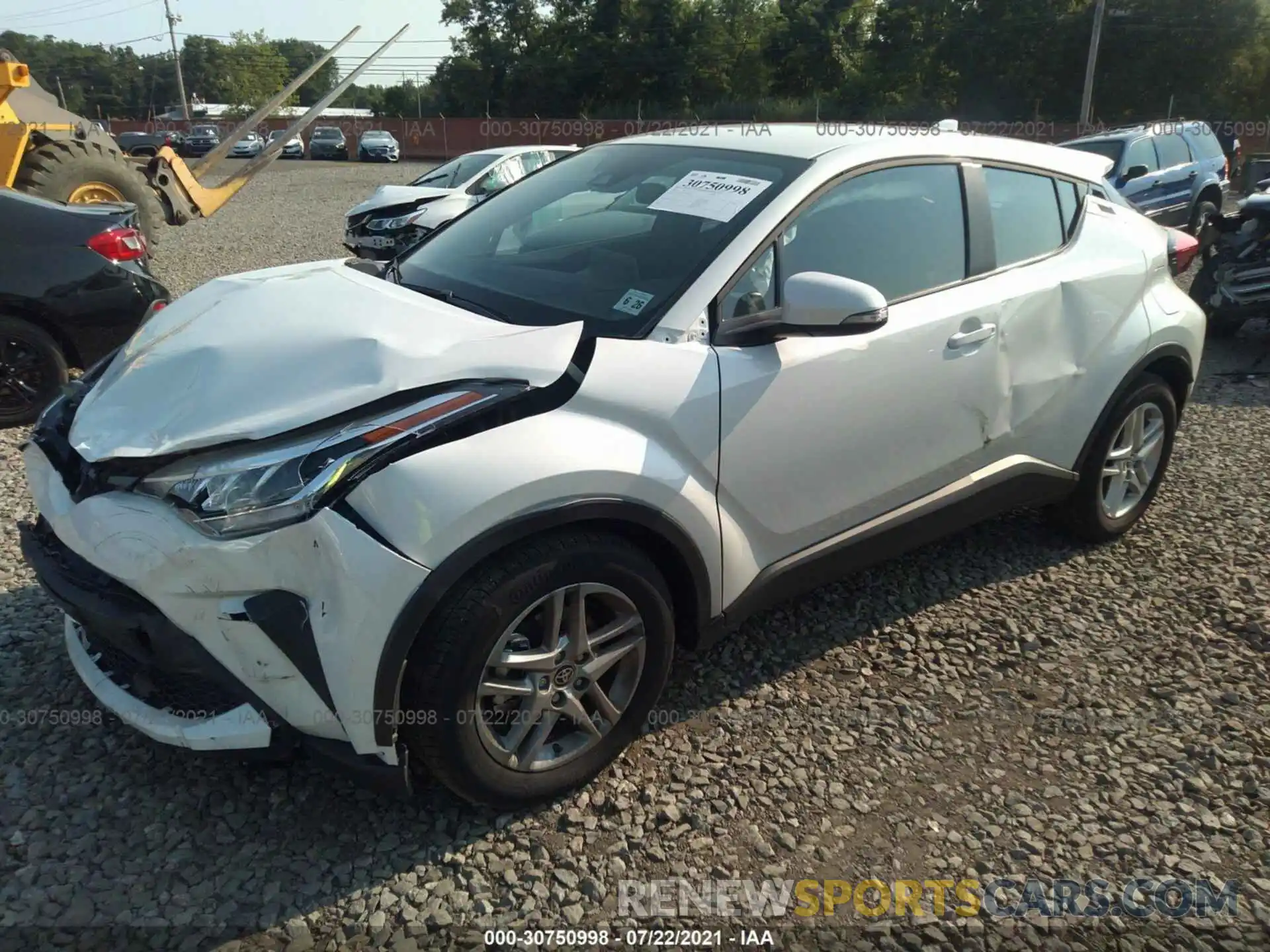 2 Фотография поврежденного автомобиля NMTKHMBX5MR127881 TOYOTA C-HR 2021