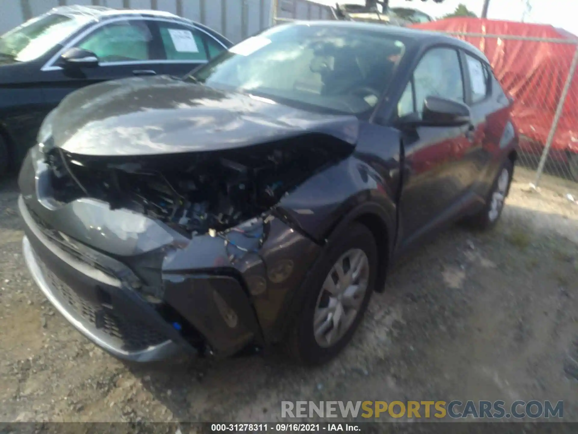 2 Photograph of a damaged car NMTKHMBX5MR131977 TOYOTA C-HR 2021