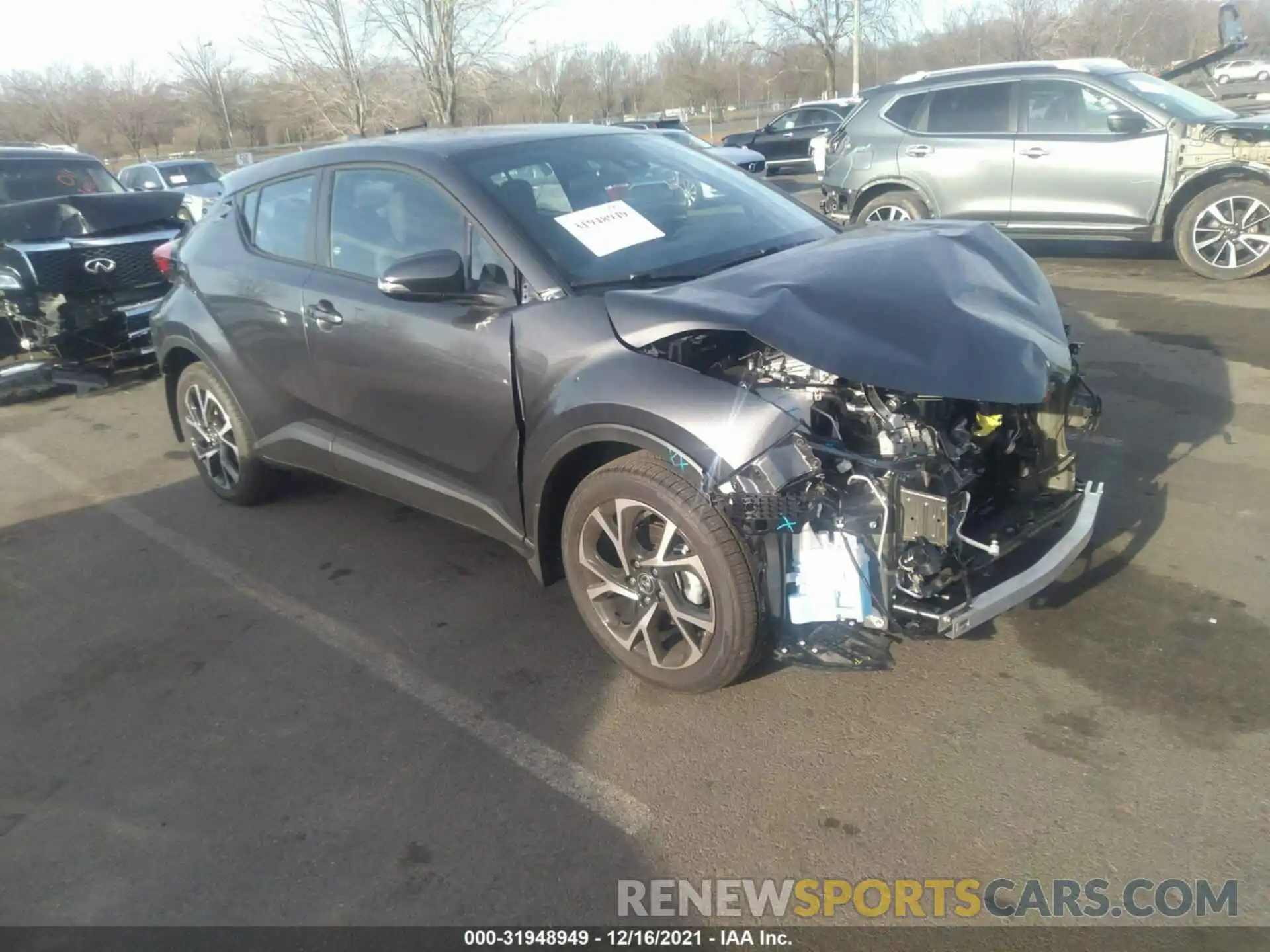 1 Photograph of a damaged car NMTKHMBX5MR132885 TOYOTA C-HR 2021