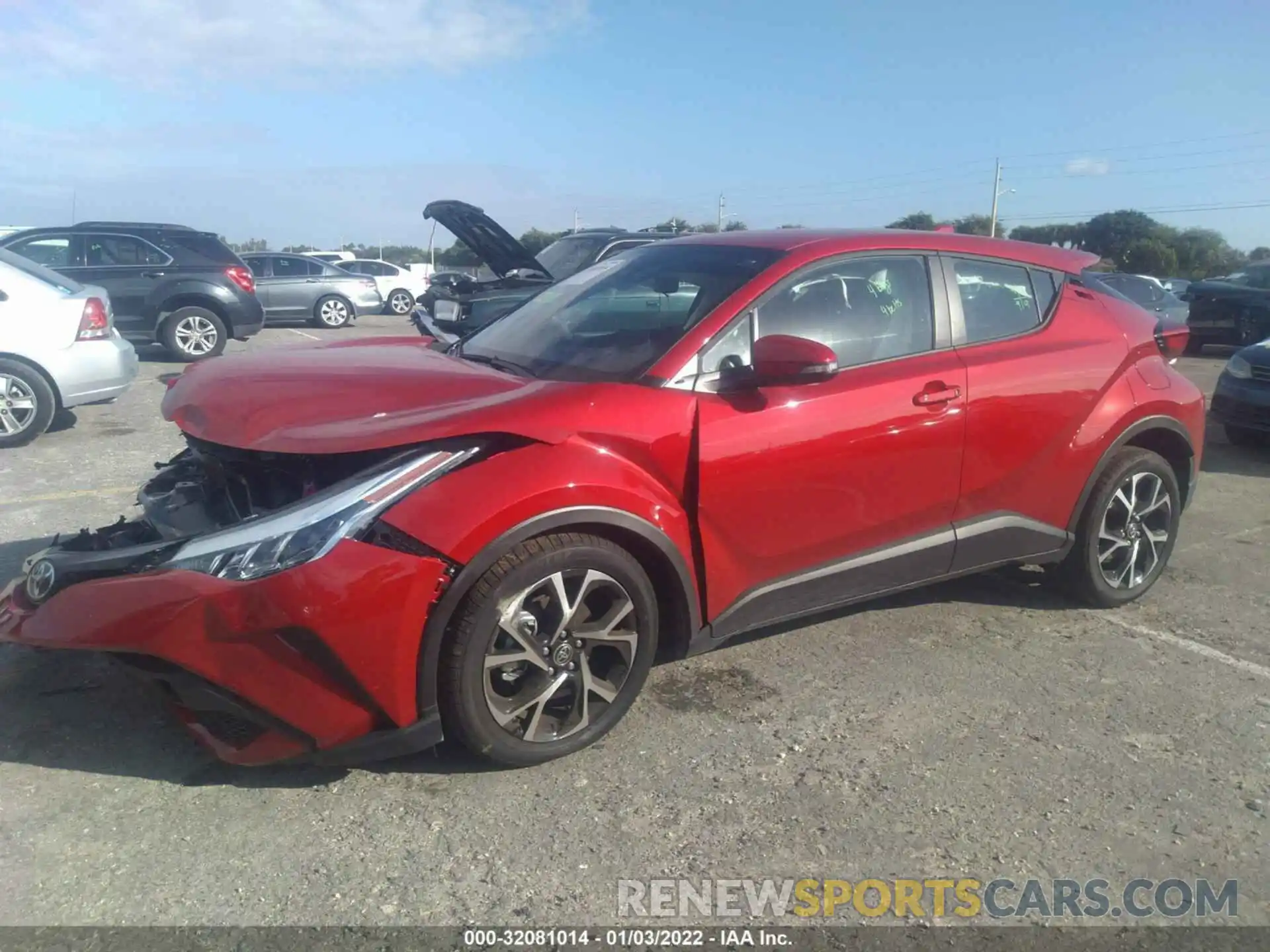 2 Photograph of a damaged car NMTKHMBX5MR135821 TOYOTA C-HR 2021