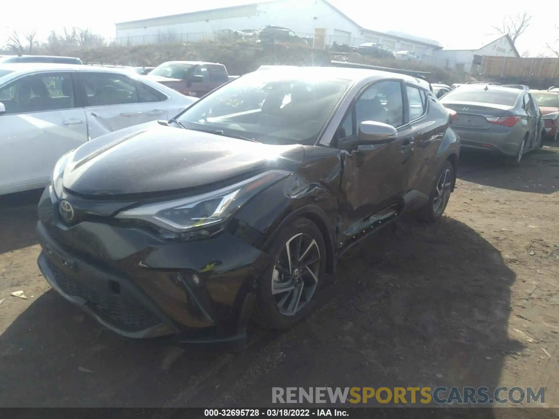 2 Фотография поврежденного автомобиля NMTKHMBX5MR136371 TOYOTA C-HR 2021