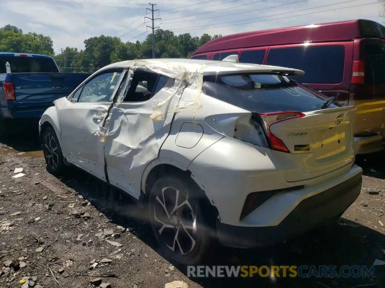 3 Photograph of a damaged car NMTKHMBX5MR140131 TOYOTA C-HR 2021