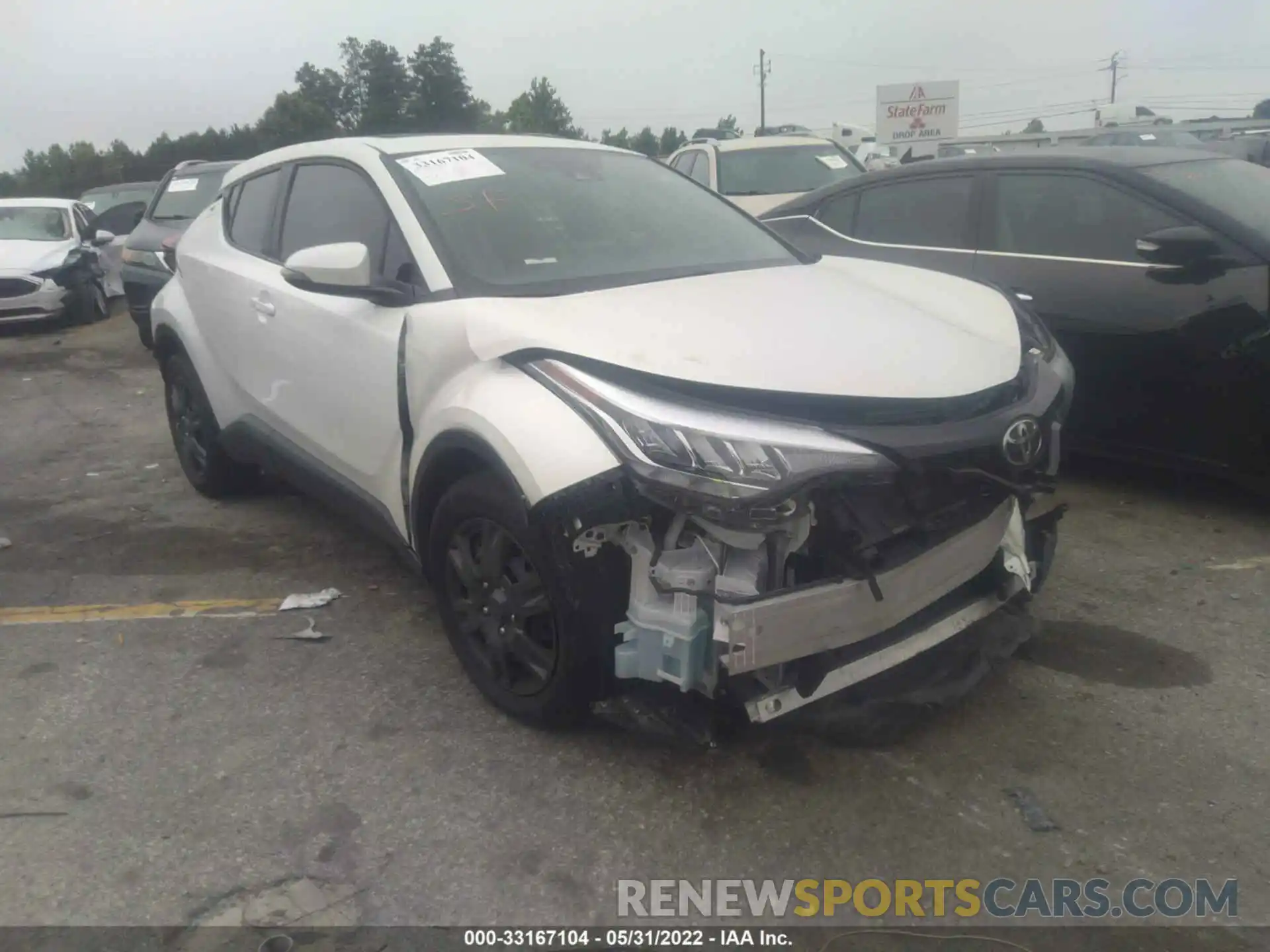 1 Photograph of a damaged car NMTKHMBX6MR120938 TOYOTA C-HR 2021