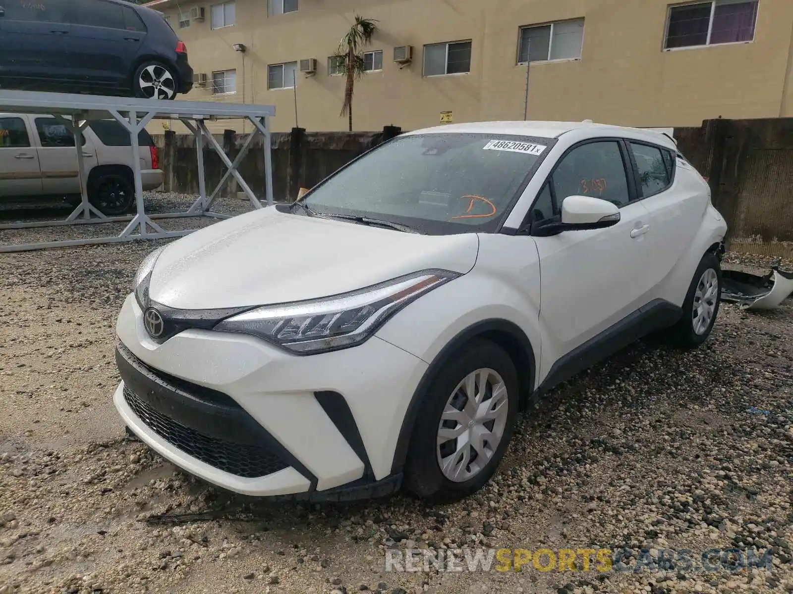 2 Фотография поврежденного автомобиля NMTKHMBX6MR123743 TOYOTA C-HR 2021