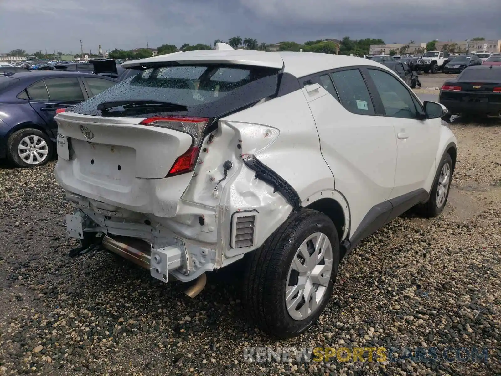 4 Фотография поврежденного автомобиля NMTKHMBX6MR123743 TOYOTA C-HR 2021