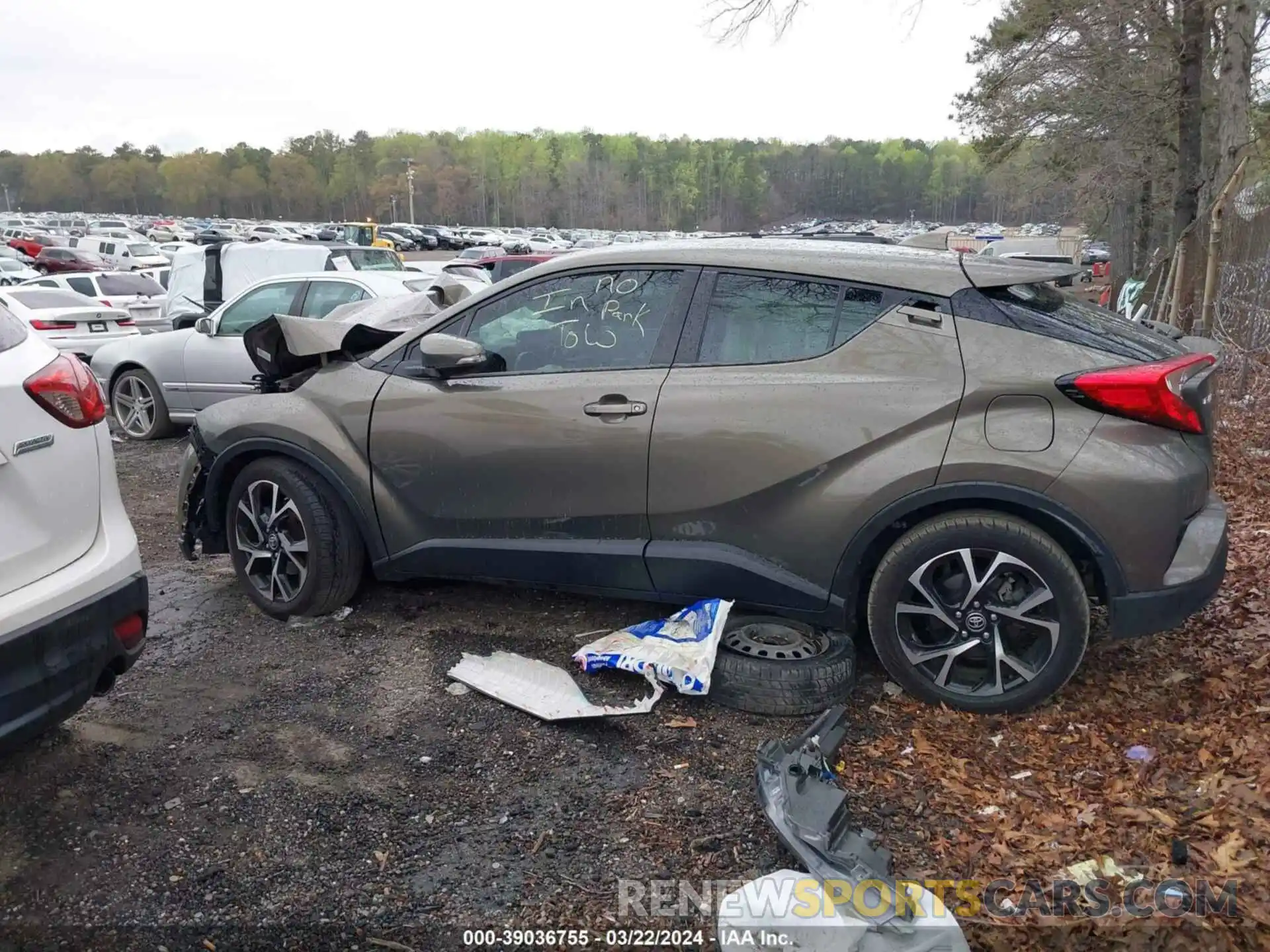 14 Photograph of a damaged car NMTKHMBX6MR124164 TOYOTA C-HR 2021