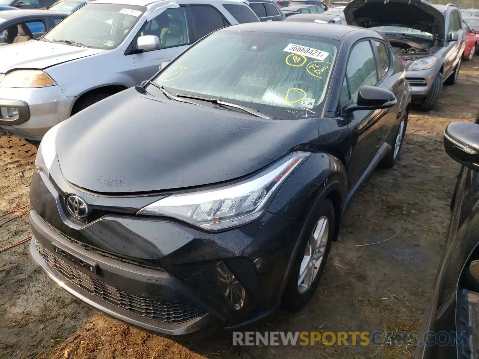 2 Photograph of a damaged car NMTKHMBX6MR125363 TOYOTA C-HR 2021