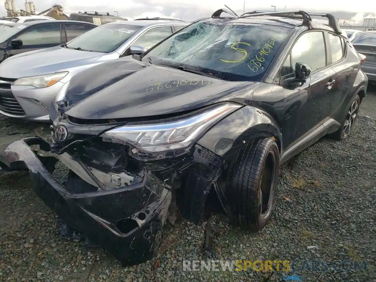 2 Photograph of a damaged car NMTKHMBX6MR129624 TOYOTA C-HR 2021