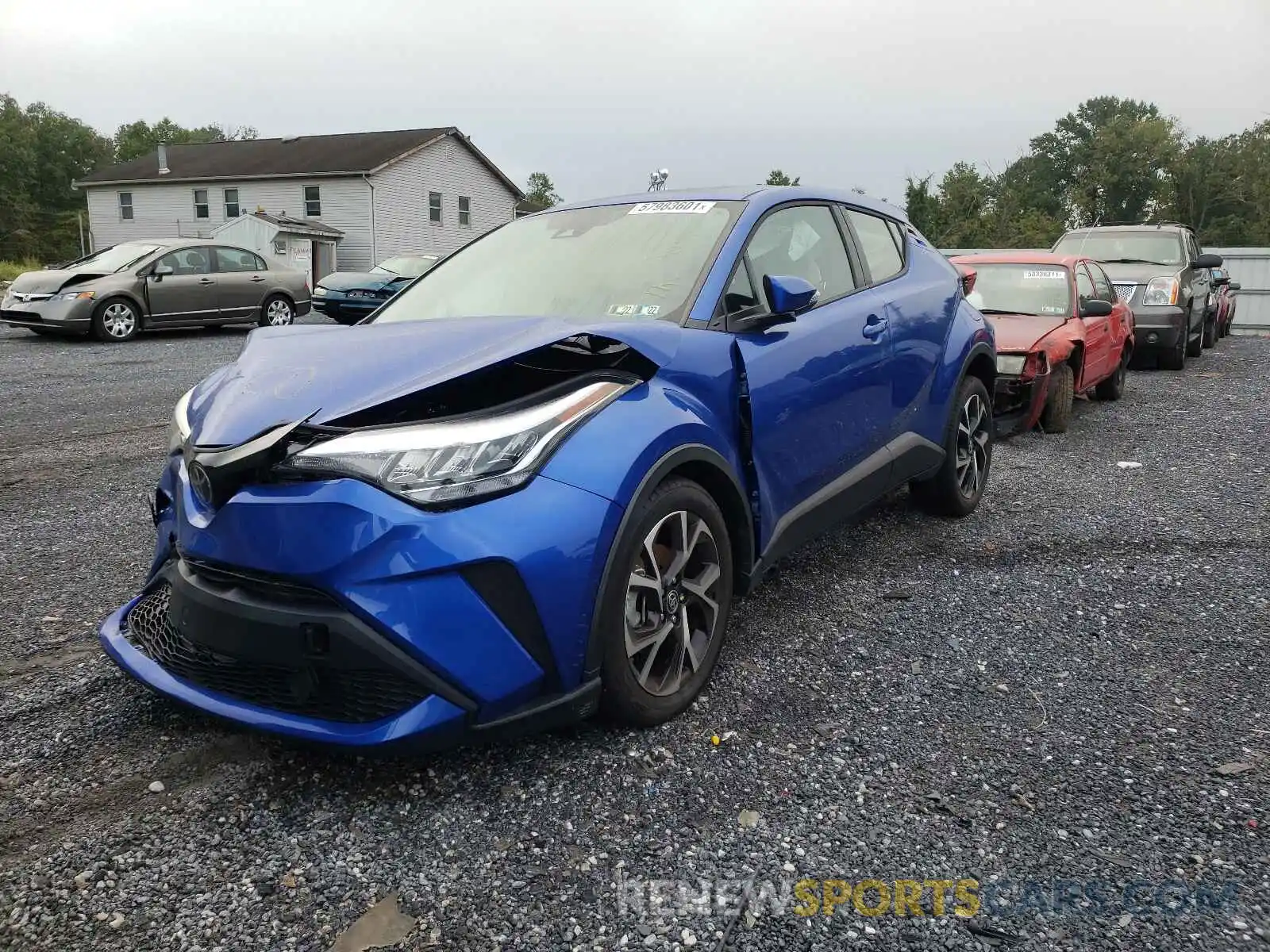 2 Photograph of a damaged car NMTKHMBX6MR130322 TOYOTA C-HR 2021