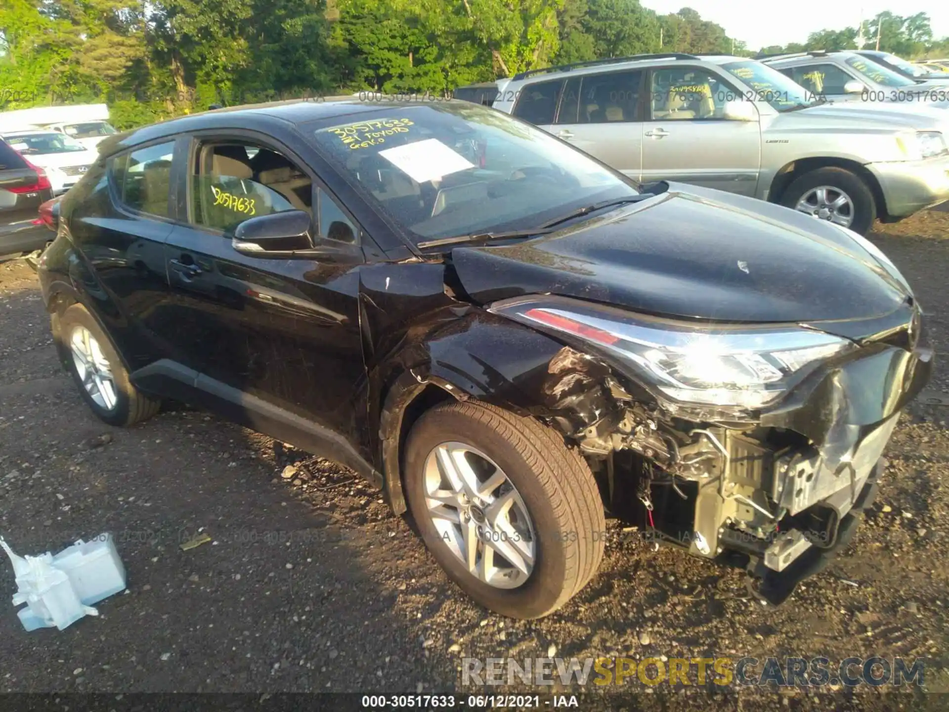 1 Photograph of a damaged car NMTKHMBX7MR119748 TOYOTA C-HR 2021