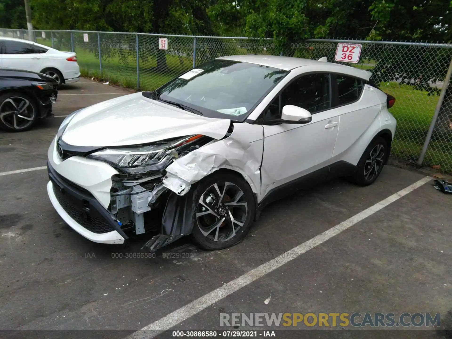 2 Photograph of a damaged car NMTKHMBX7MR119829 TOYOTA C-HR 2021