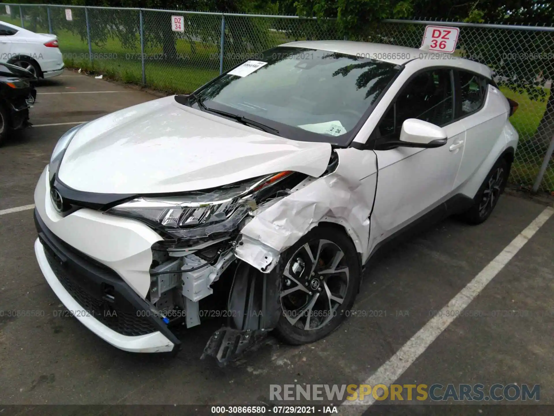 6 Photograph of a damaged car NMTKHMBX7MR119829 TOYOTA C-HR 2021