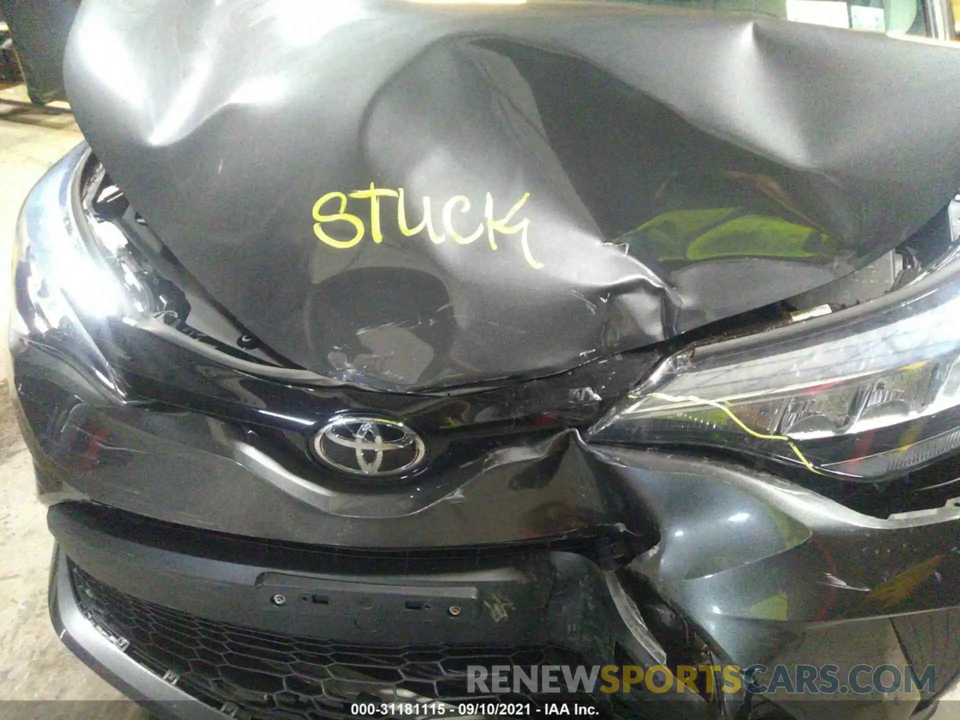 10 Photograph of a damaged car NMTKHMBX7MR119880 TOYOTA C-HR 2021