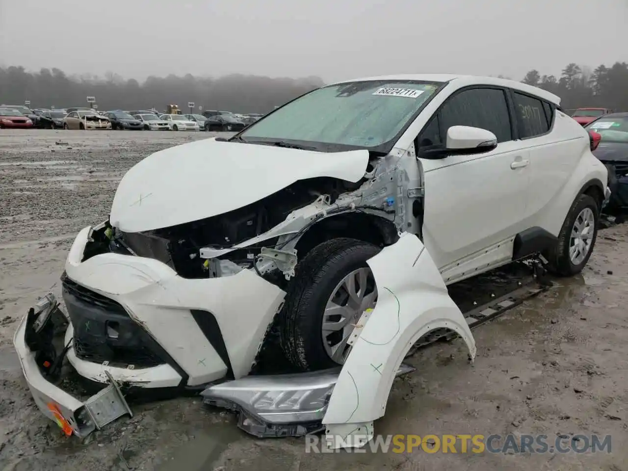 2 Photograph of a damaged car NMTKHMBX7MR120768 TOYOTA C-HR 2021