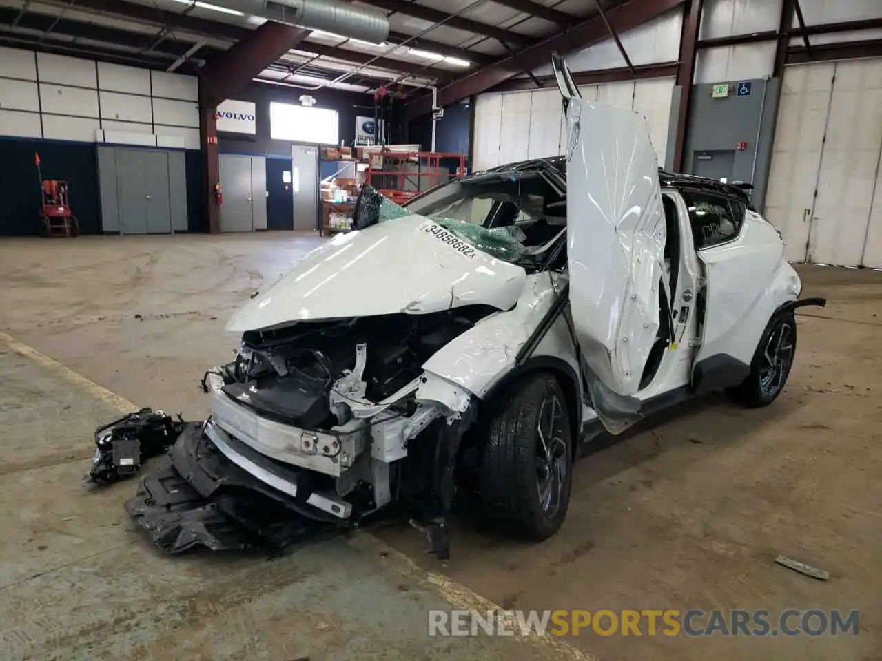 2 Photograph of a damaged car NMTKHMBX7MR120964 TOYOTA C-HR 2021