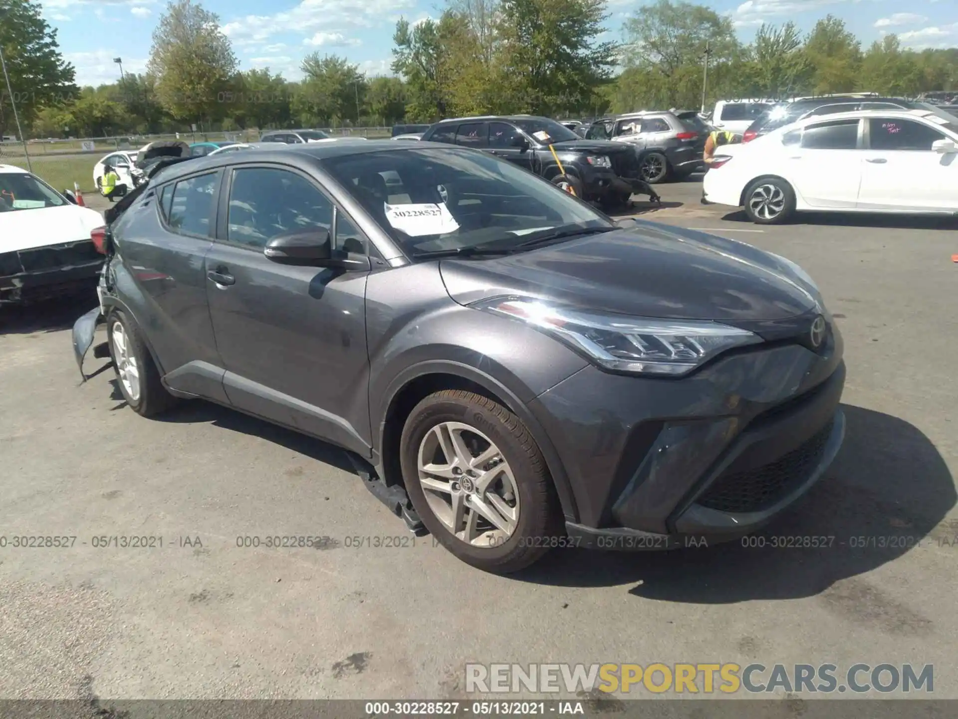 1 Photograph of a damaged car NMTKHMBX7MR122553 TOYOTA C-HR 2021