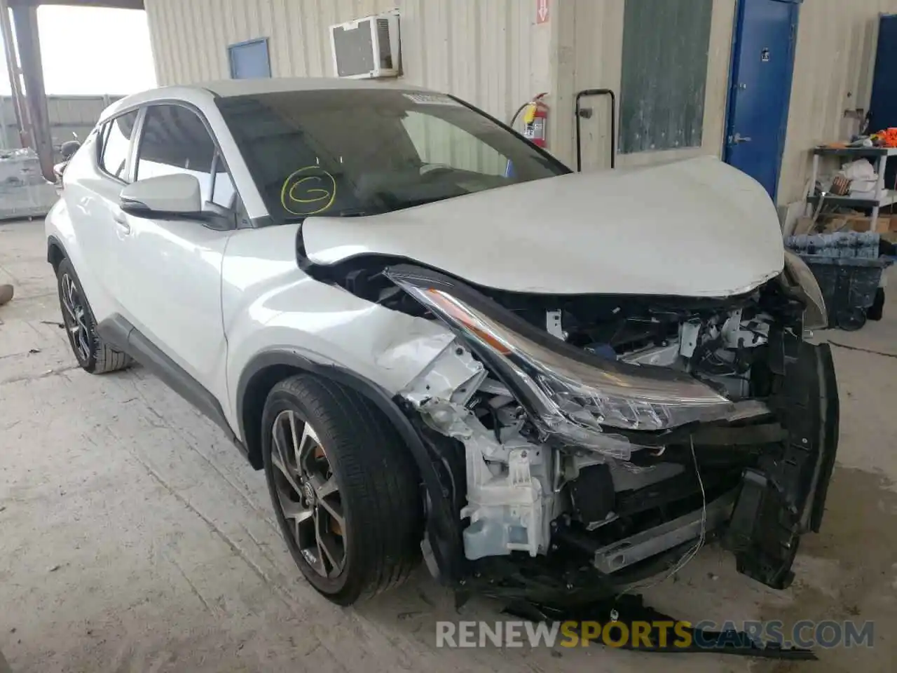 1 Photograph of a damaged car NMTKHMBX7MR124030 TOYOTA C-HR 2021