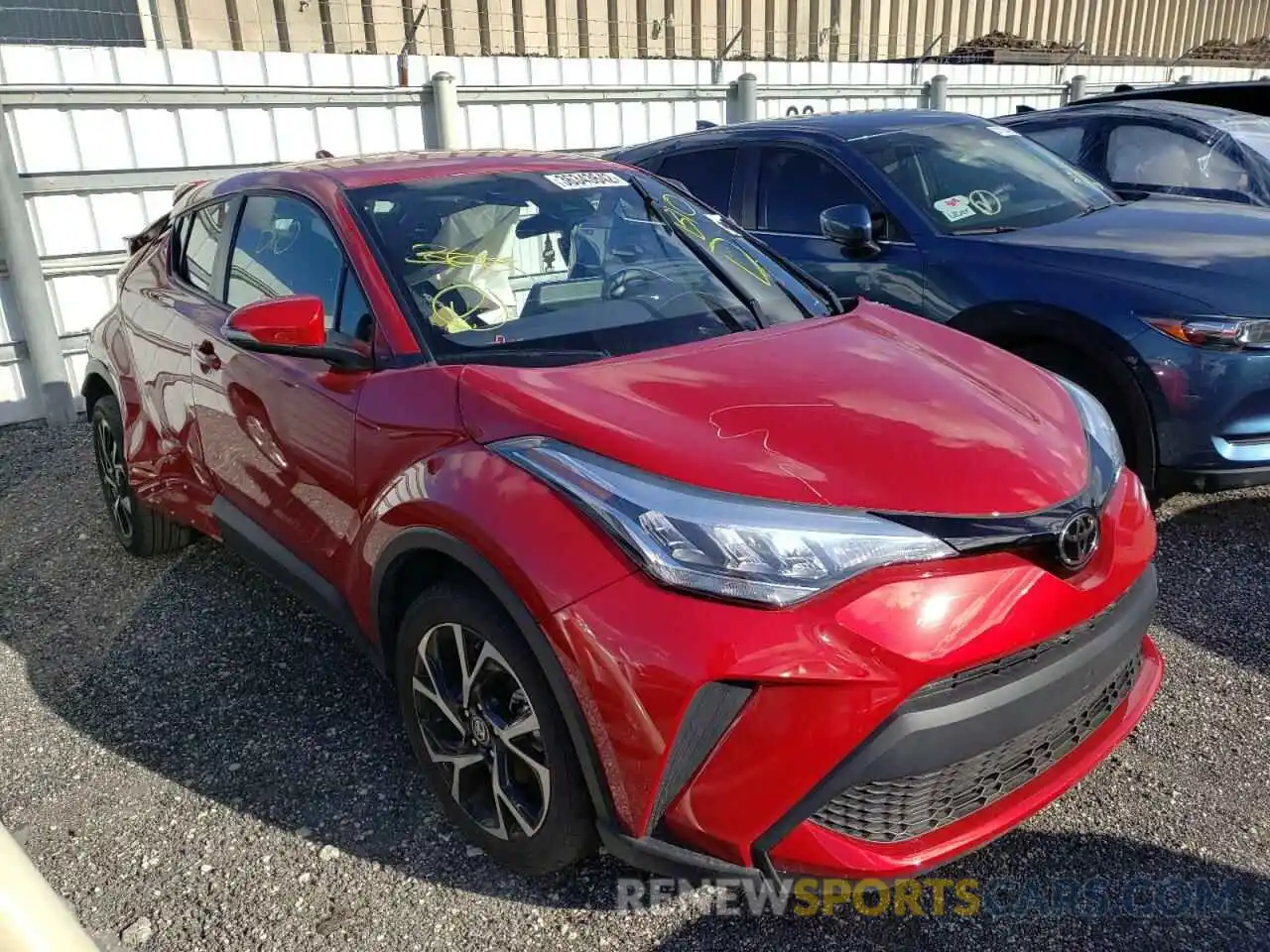 1 Photograph of a damaged car NMTKHMBX7MR124187 TOYOTA C-HR 2021