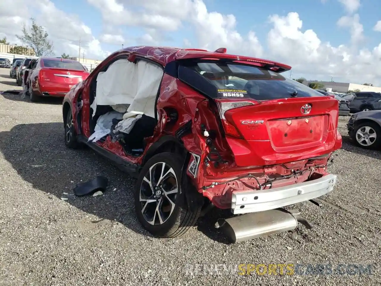 3 Photograph of a damaged car NMTKHMBX7MR124187 TOYOTA C-HR 2021