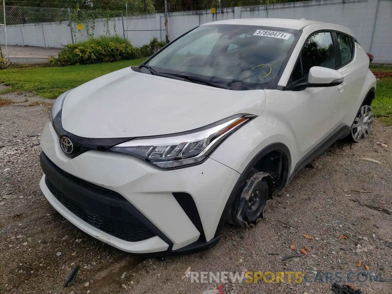 2 Photograph of a damaged car NMTKHMBX7MR127848 TOYOTA C-HR 2021