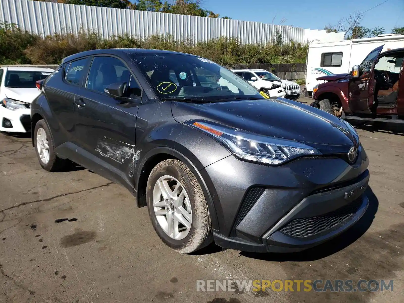 1 Photograph of a damaged car NMTKHMBX7MR128367 TOYOTA C-HR 2021