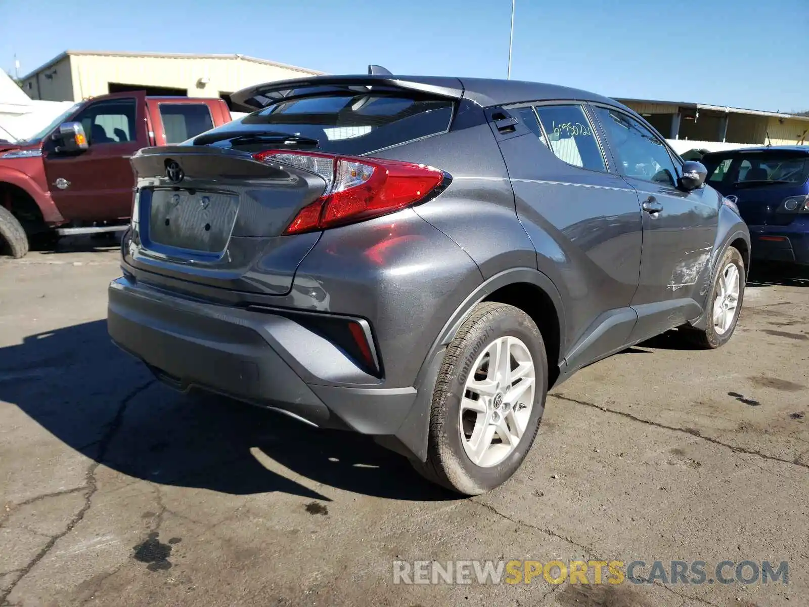 4 Photograph of a damaged car NMTKHMBX7MR128367 TOYOTA C-HR 2021