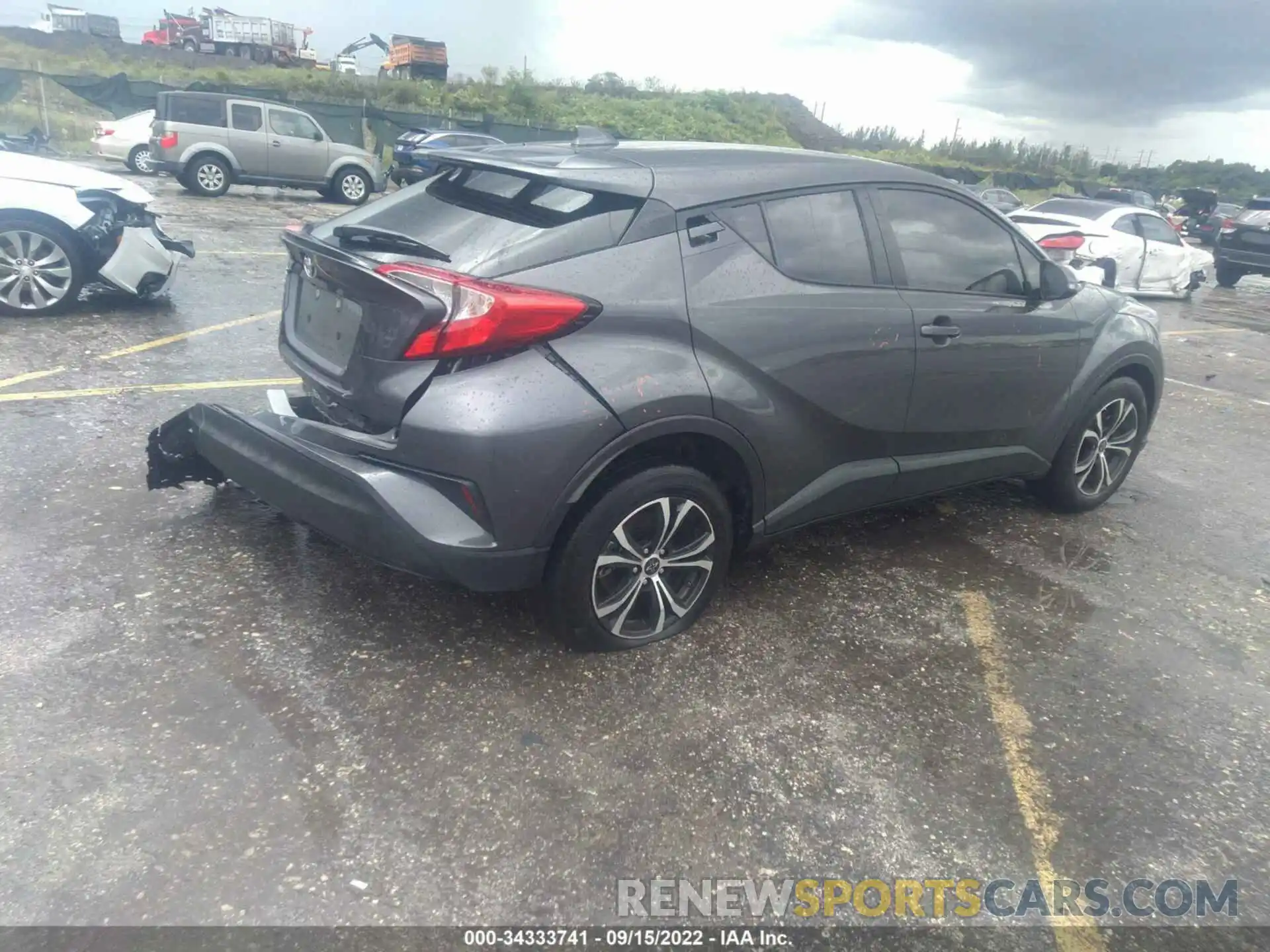 4 Photograph of a damaged car NMTKHMBX7MR128479 TOYOTA C-HR 2021