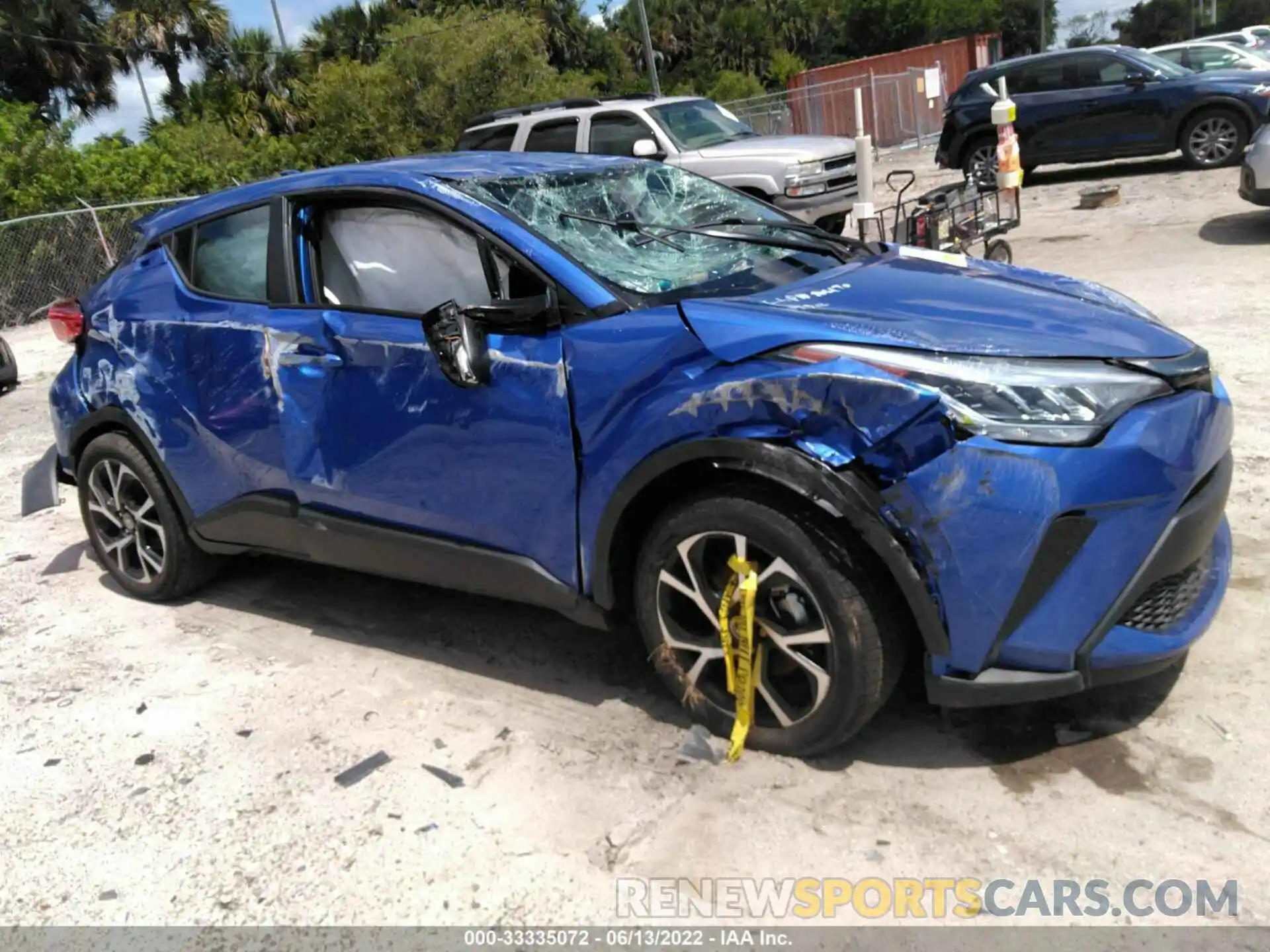 1 Photograph of a damaged car NMTKHMBX7MR134427 TOYOTA C-HR 2021