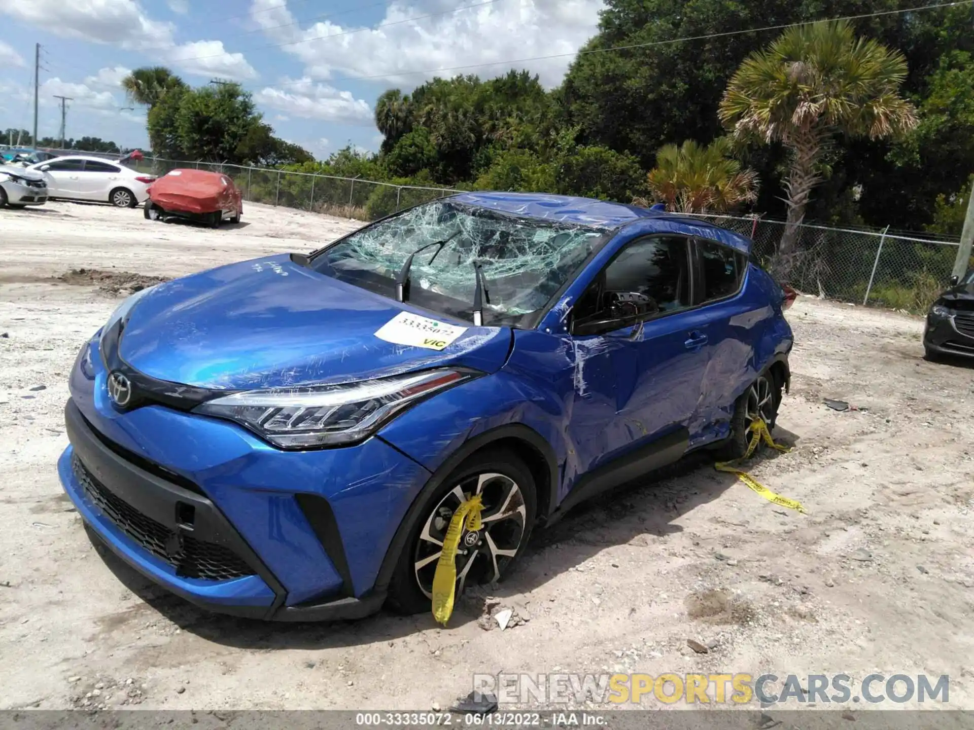 2 Photograph of a damaged car NMTKHMBX7MR134427 TOYOTA C-HR 2021