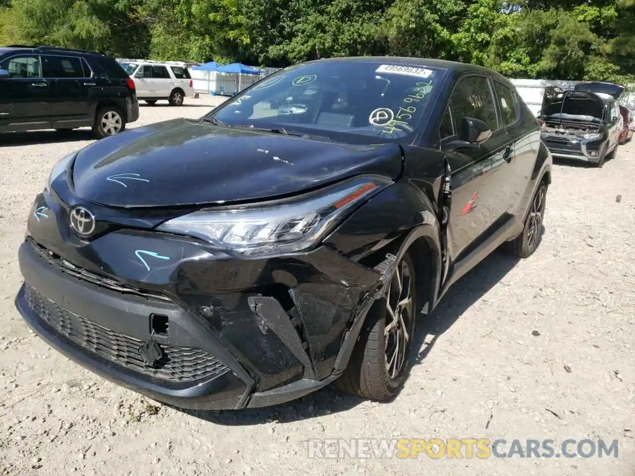 2 Photograph of a damaged car NMTKHMBX7MR136453 TOYOTA C-HR 2021