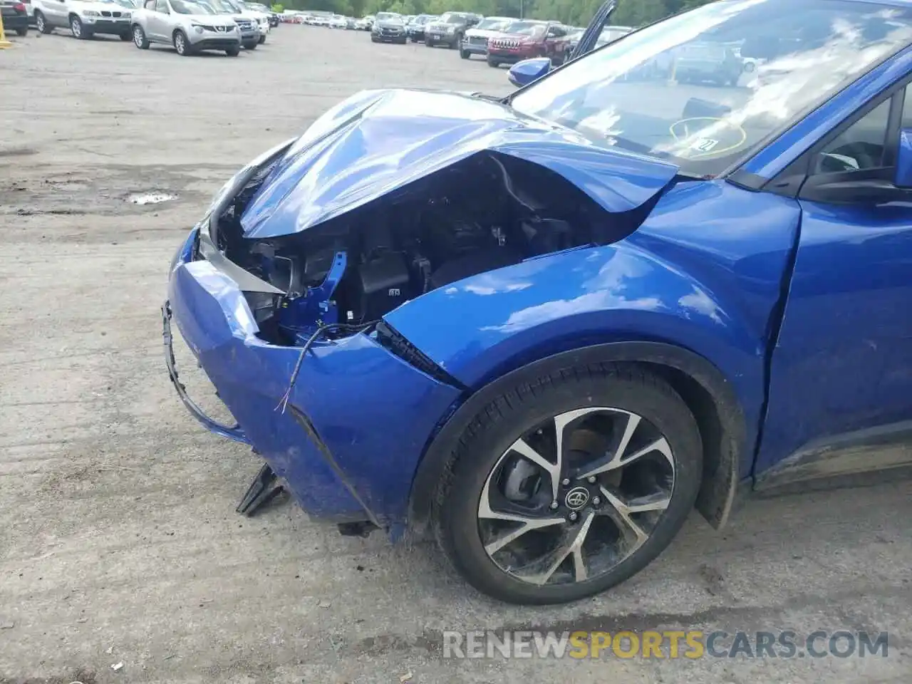 9 Photograph of a damaged car NMTKHMBX8MR119127 TOYOTA C-HR 2021