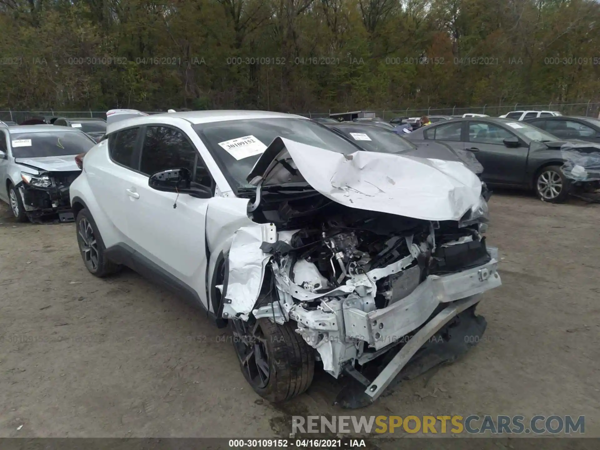 1 Photograph of a damaged car NMTKHMBX8MR119788 TOYOTA C-HR 2021