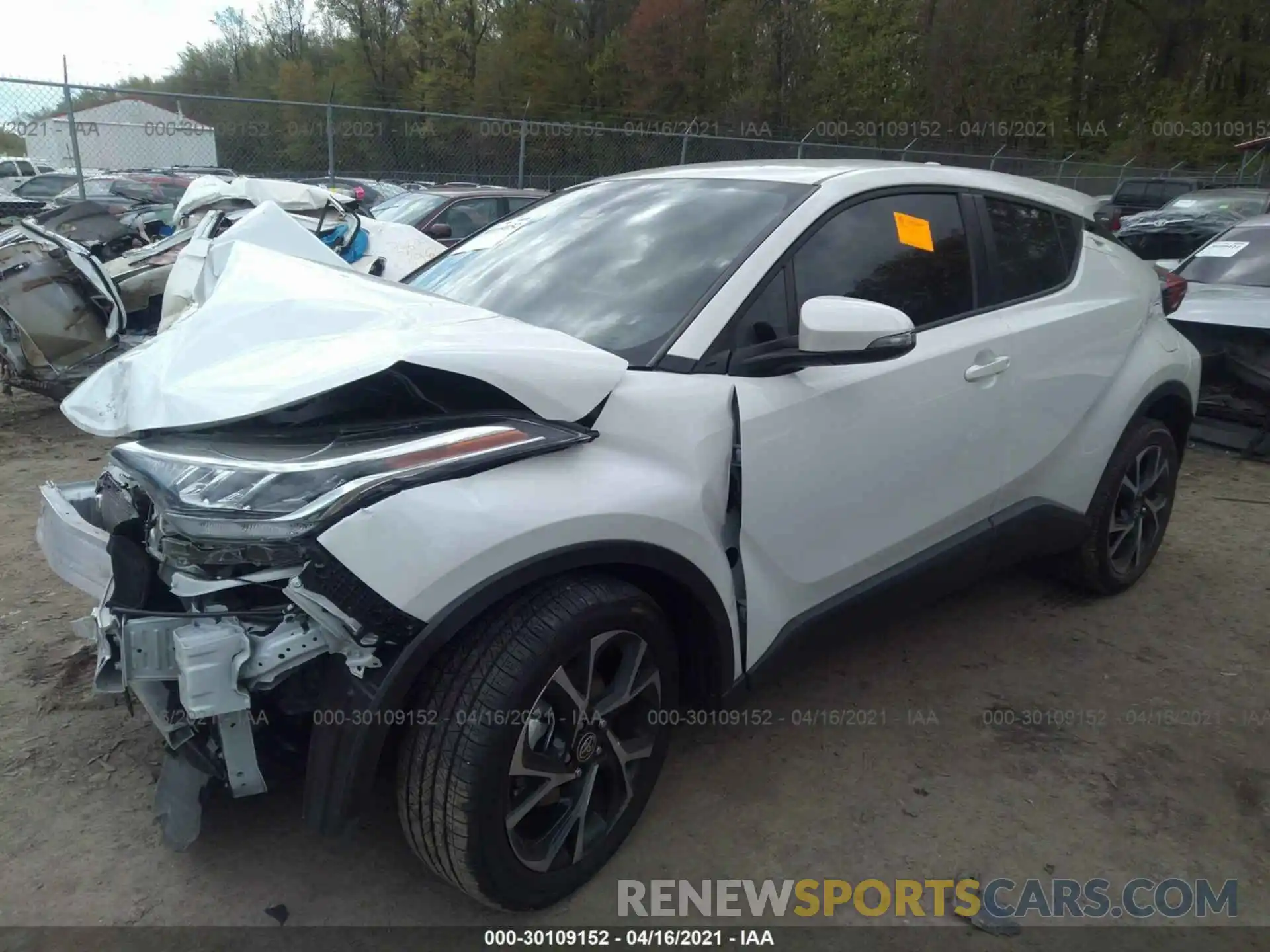 2 Photograph of a damaged car NMTKHMBX8MR119788 TOYOTA C-HR 2021