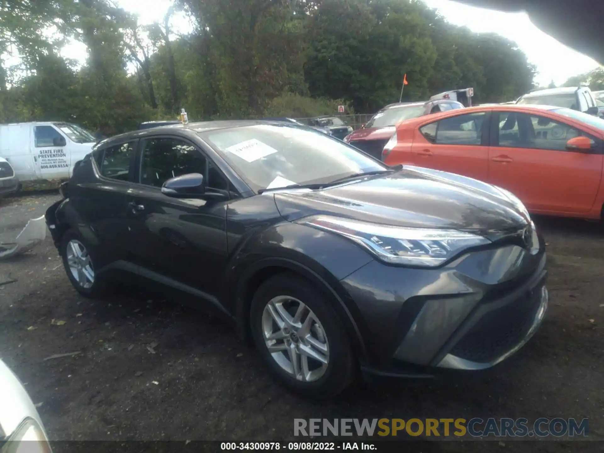 1 Photograph of a damaged car NMTKHMBX8MR119970 TOYOTA C-HR 2021