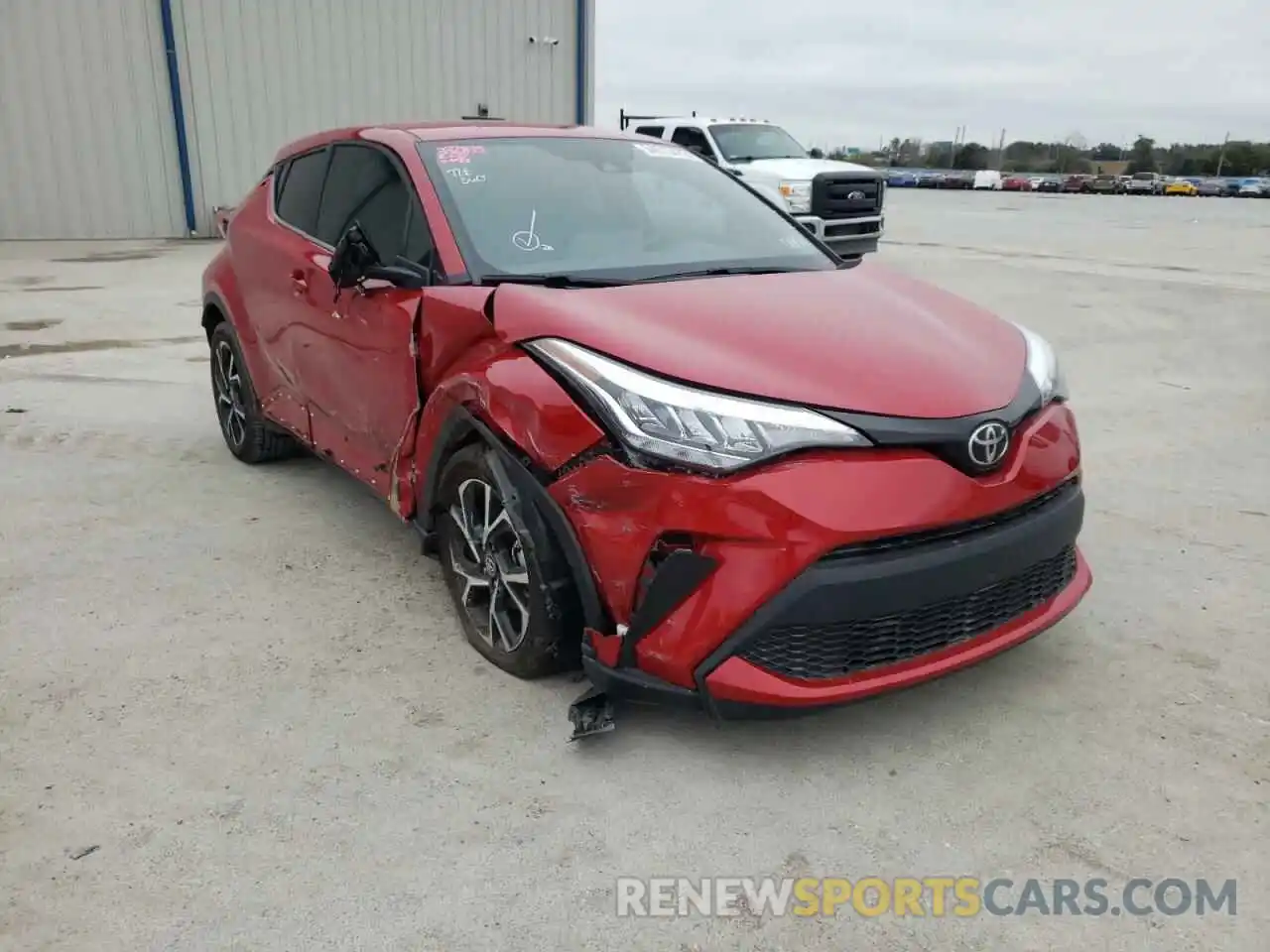 1 Photograph of a damaged car NMTKHMBX8MR120066 TOYOTA C-HR 2021